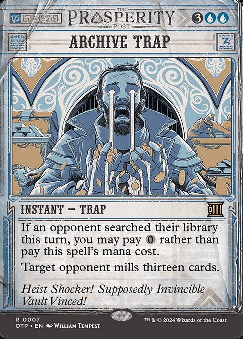 Archive Trap — art by William Tempest