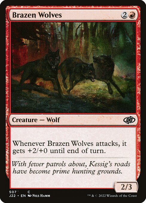 Brazen Wolves — art by Nils Hamm