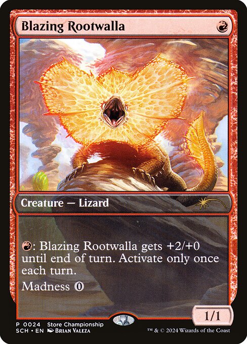 Blazing Rootwalla — art by Brian Valeza