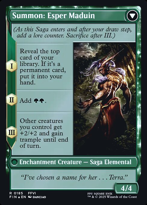 Esper Origins // Summon: Esper Maduin — art by Danciao