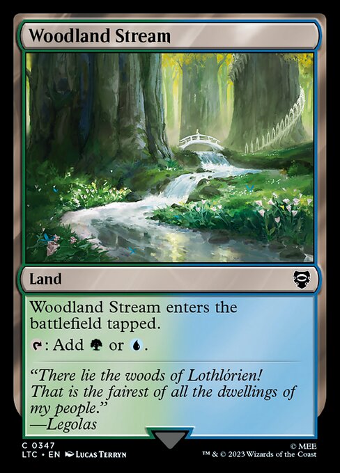 Woodland Stream — art by Lucas Terryn
