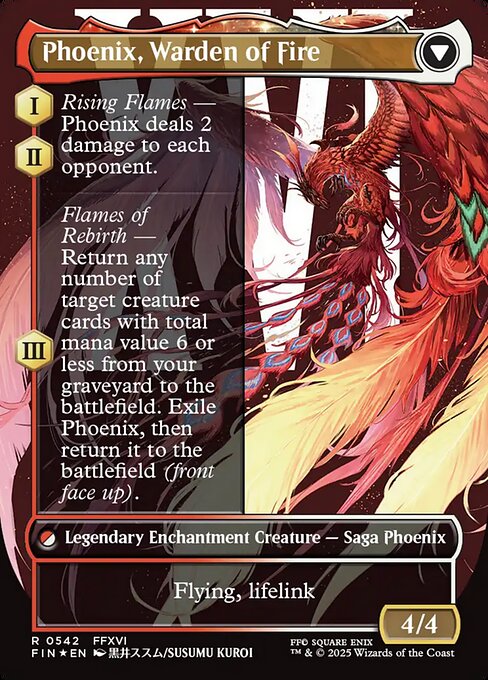 Joshua, Phoenix's Dominant // Phoenix, Warden of Fire — art by Susumu Kuroi