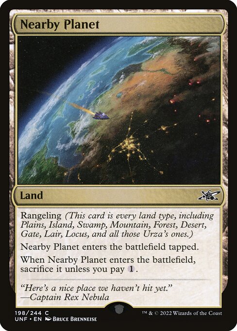 Nearby Planet — art by Bruce Brenneise