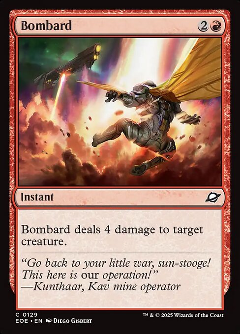 Bombard — art by Diego Gisbert