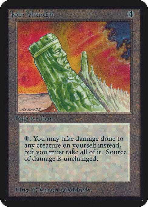Jade Monolith — art by Anson Maddocks