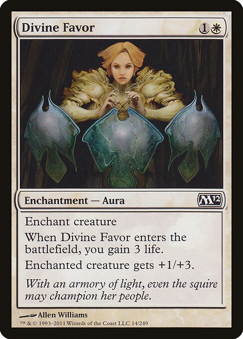 Divine Favor — art by Allen Williams