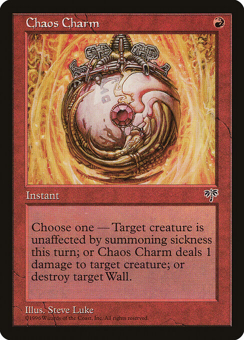 Chaos Charm — art by Steve Luke