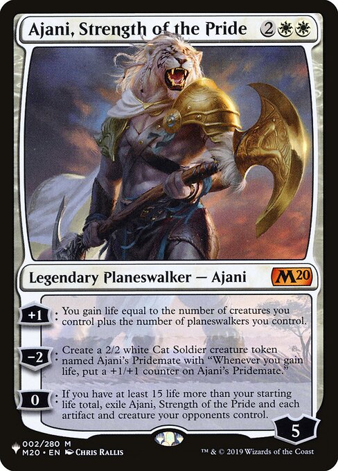 Ajani, Strength of the Pride — art by Chris Rallis