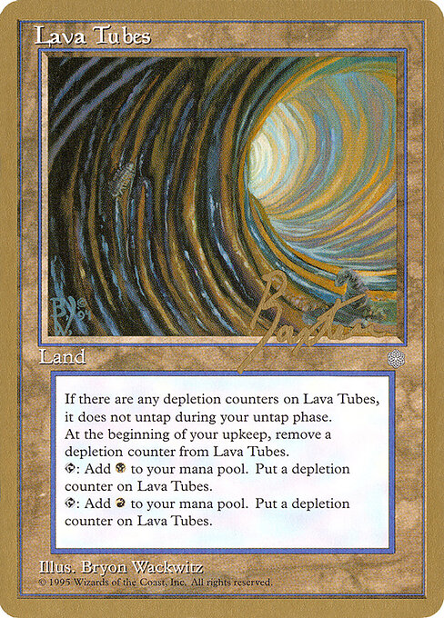 Lava Tubes — art by Bryon Wackwitz