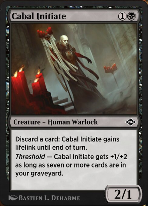 Cabal Initiate — art by Bastien L. Deharme
