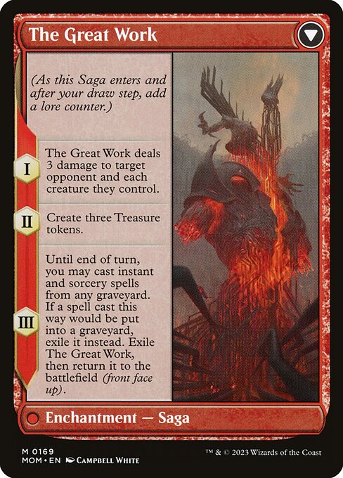 Urabrask // The Great Work — art by Campbell White