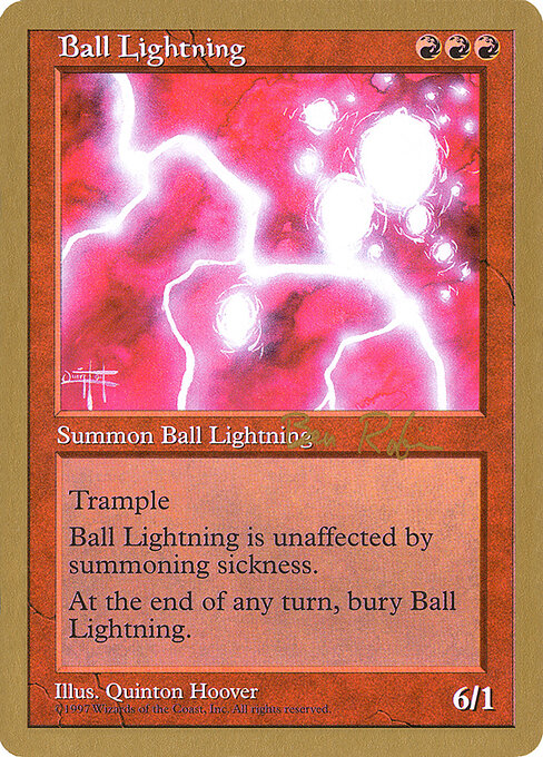 Ball Lightning — art by Quinton Hoover