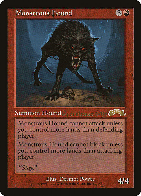 Monstrous Hound — art by Dermot Power