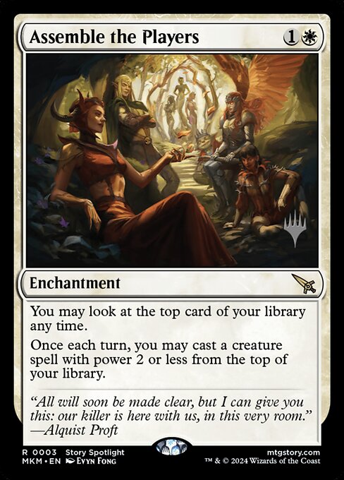 Assemble the Players — art by Evyn Fong