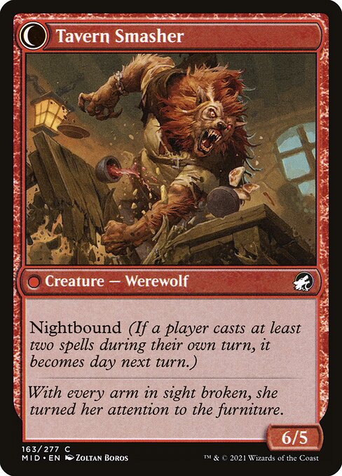 Tavern Ruffian // Tavern Smasher — art by Zoltan Boros