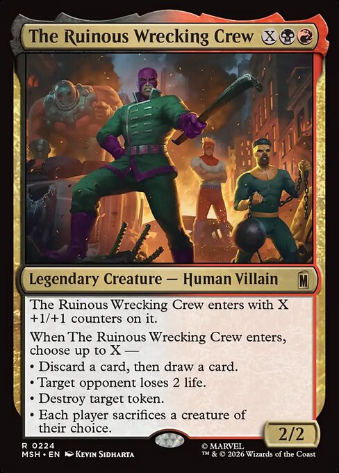 The Ruinous Wrecking Crew — art by Kevin Sidharta