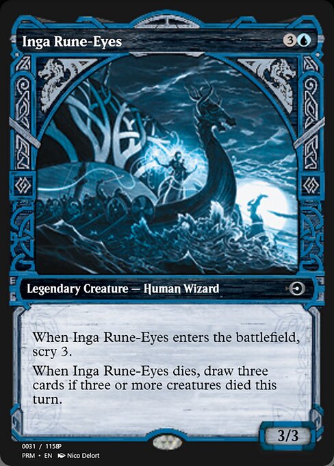 Inga Rune-Eyes — art by Nico Delort