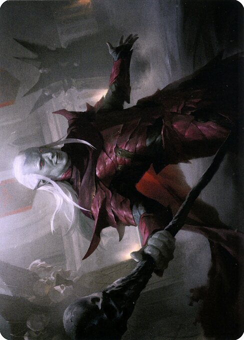 Baeloth Barrityl, Entertainer // Baeloth Barrityl, Entertainer — art by Joshua Raphael