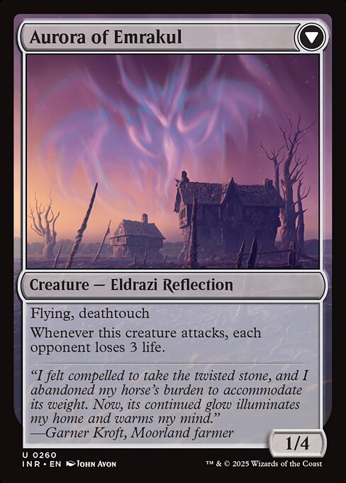 Cryptolith Fragment // Aurora of Emrakul — art by John Avon