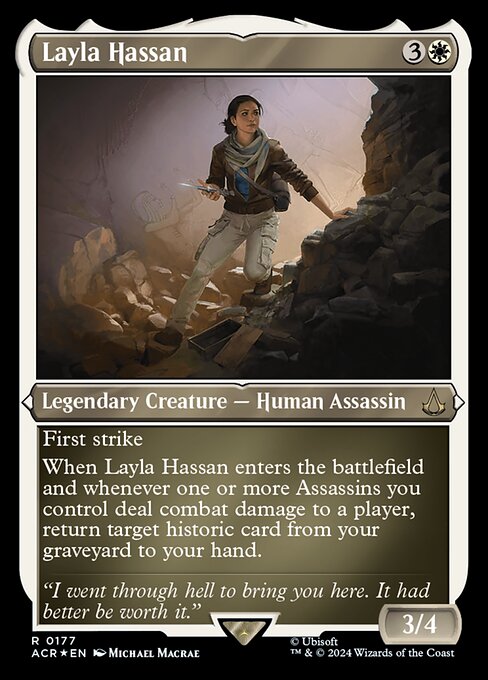 Layla Hassan — art by Michael MacRae