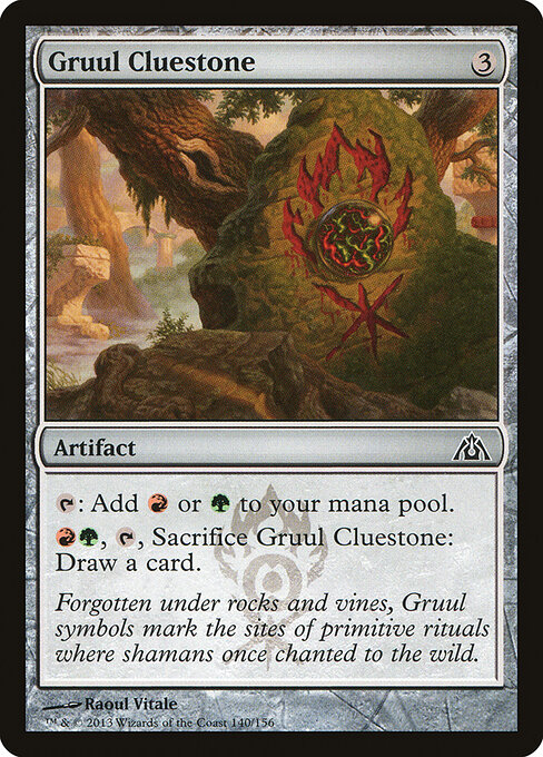 Gruul Cluestone — art by Raoul Vitale