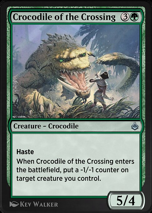 Crocodile of the Crossing — art by Kev Walker