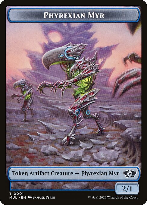 Phyrexian Myr — art by Samuel Perin