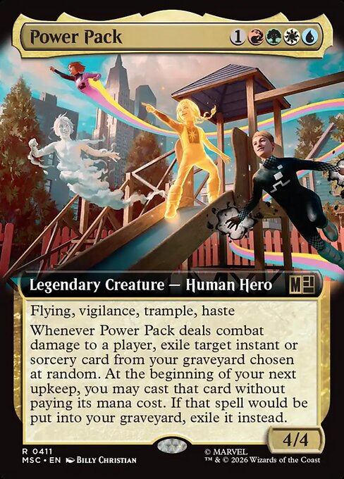 Power Pack — art by Billy Christian