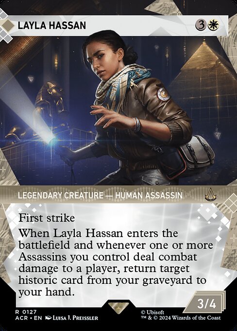 Layla Hassan — art by Luisa J. Preissler