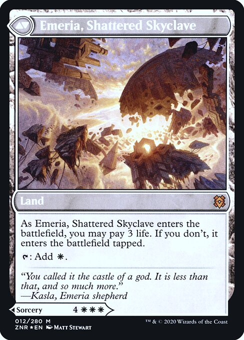 Emeria's Call // Emeria, Shattered Skyclave — art by Matt Stewart