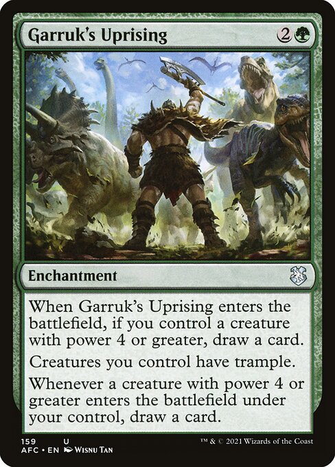 Garruk's Uprising — art by Wisnu Tan