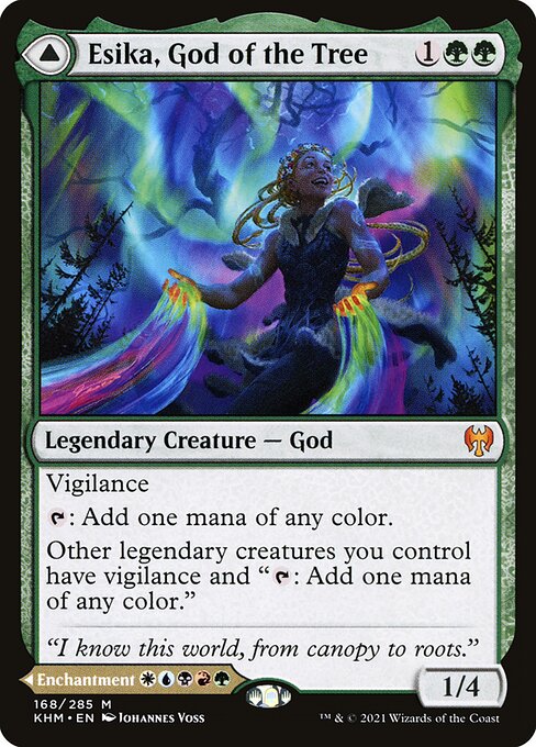 Esika, God of the Tree // The Prismatic Bridge — art by Johannes Voss