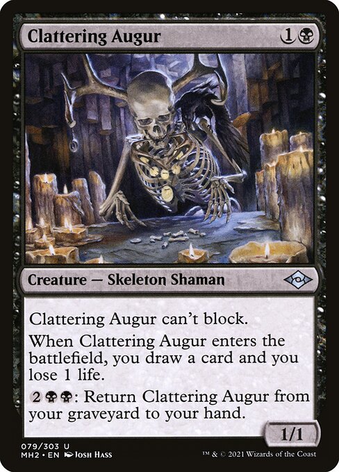 Clattering Augur — art by Josh Hass