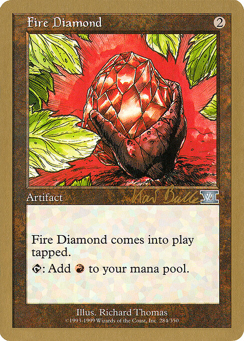 Fire Diamond — art by Richard Thomas