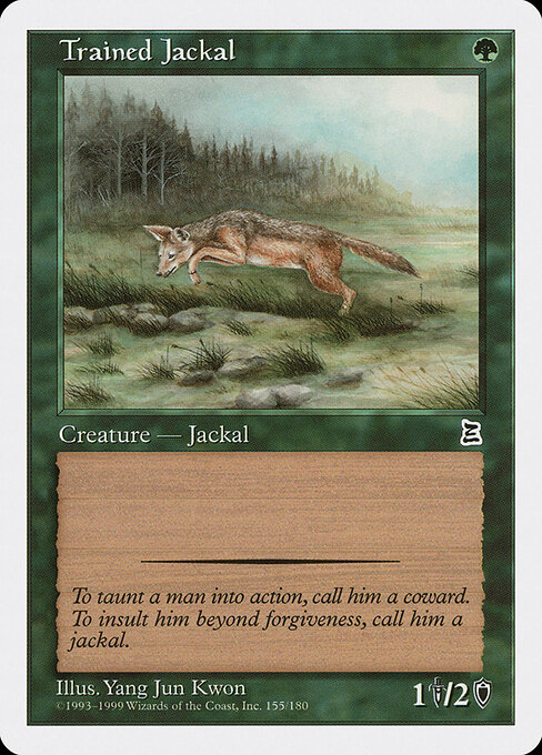 Trained Jackal — art by Yang Jun Kwon