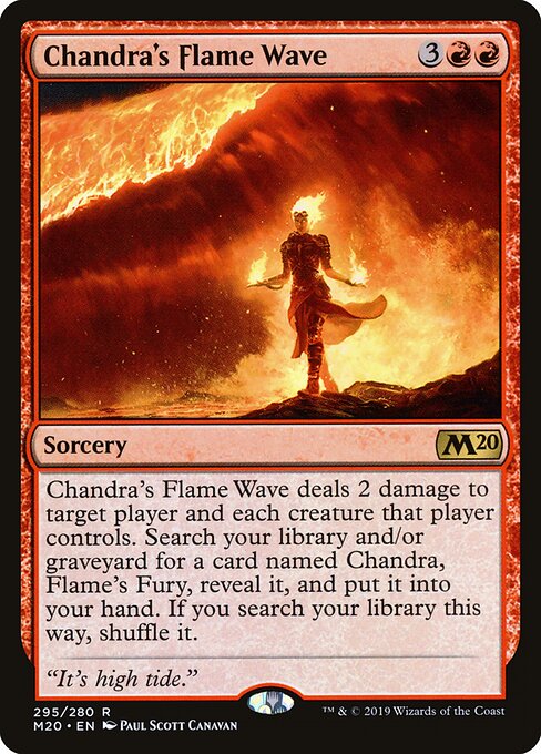 Chandra's Flame Wave — art by Paul Scott Canavan