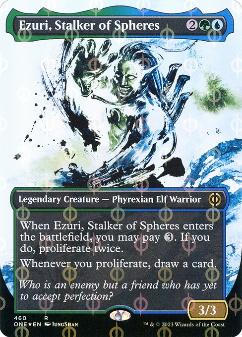Ezuri, Stalker of Spheres — art by JungShan
