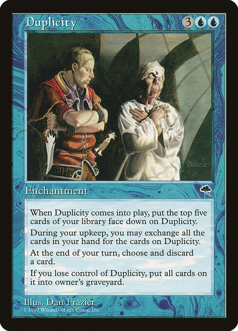 Duplicity — art by Dan Frazier