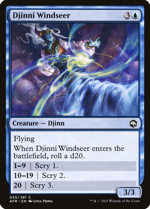 Djinni Windseer — art by Livia Prima