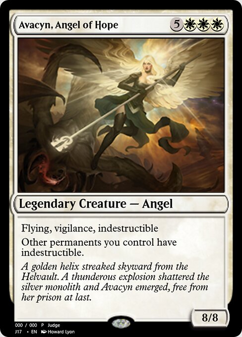 Avacyn, Angel of Hope — art by Howard Lyon