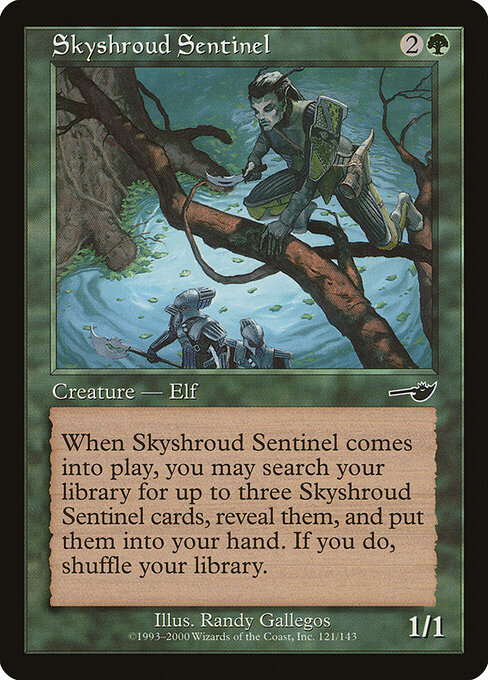 Skyshroud Sentinel — art by Randy Gallegos