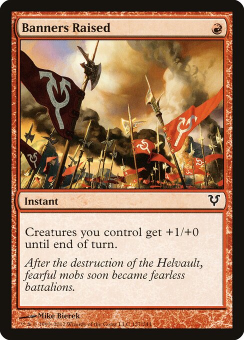 Banners Raised — art by Mike Bierek
