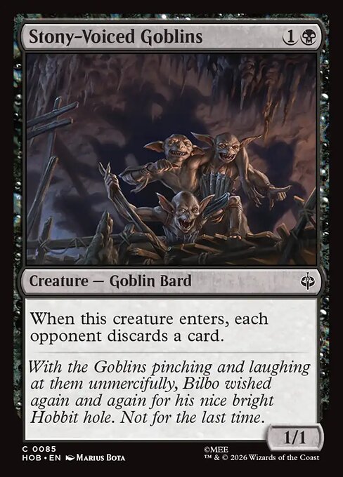 Stony-Voiced Goblins — art by Marius Bota