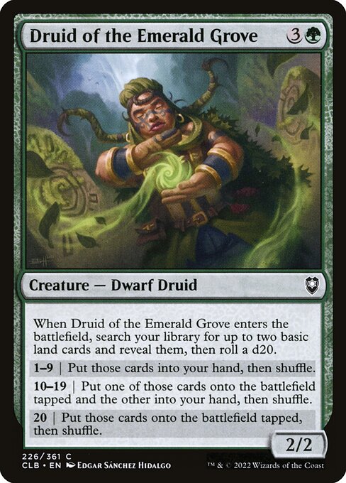 Druid of the Emerald Grove — art by Edgar Sánchez Hidalgo