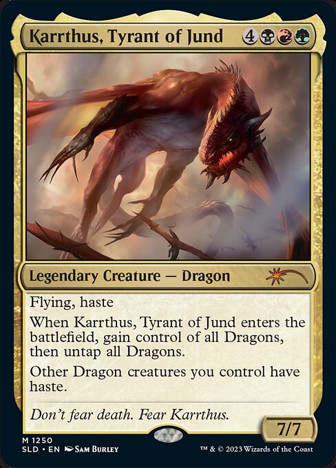 Karrthus, Tyrant of Jund — art by Sam Burley