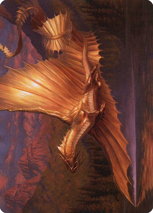 Adult Gold Dragon // Adult Gold Dragon — art by Chris Rahn