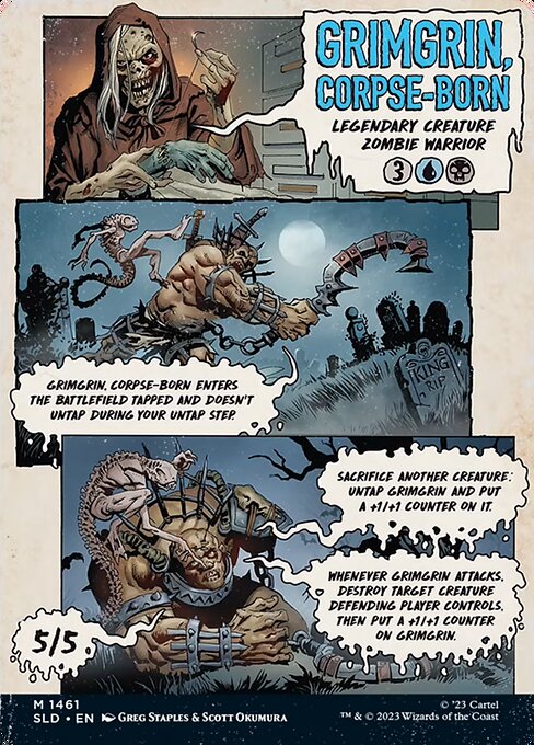 Grimgrin, Corpse-Born // Grimgrin, Corpse-Born — art by Scott Okumura