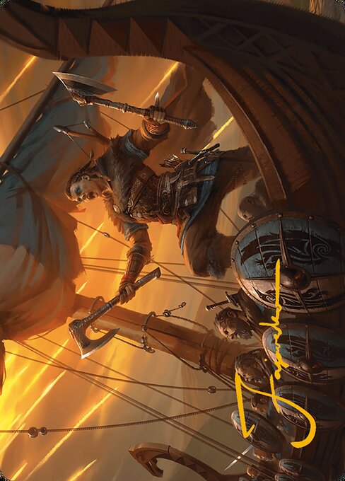 Eivor, Battle-Ready // Eivor, Battle-Ready — art by Fajareka Setiawan