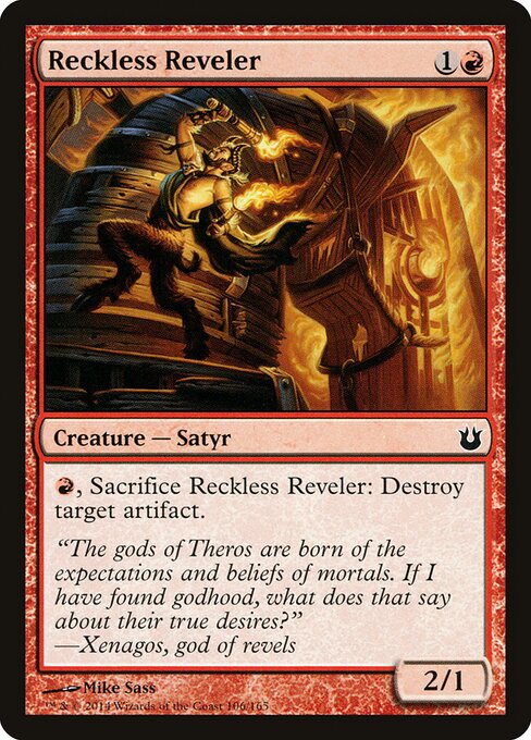 Reckless Reveler — art by Mike Sass