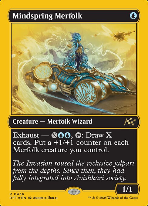 Mindspring Merfolk — art by Andreia Ugrai